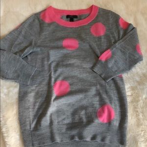 J.Crew polka dot Tippi sweater